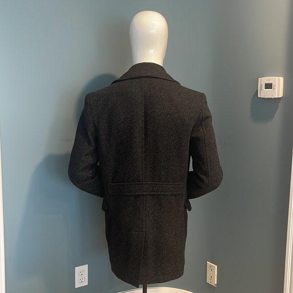 MEXX METROPOLITAN - Double-breasted Men’s Coat - Black - Picture 3 of 7